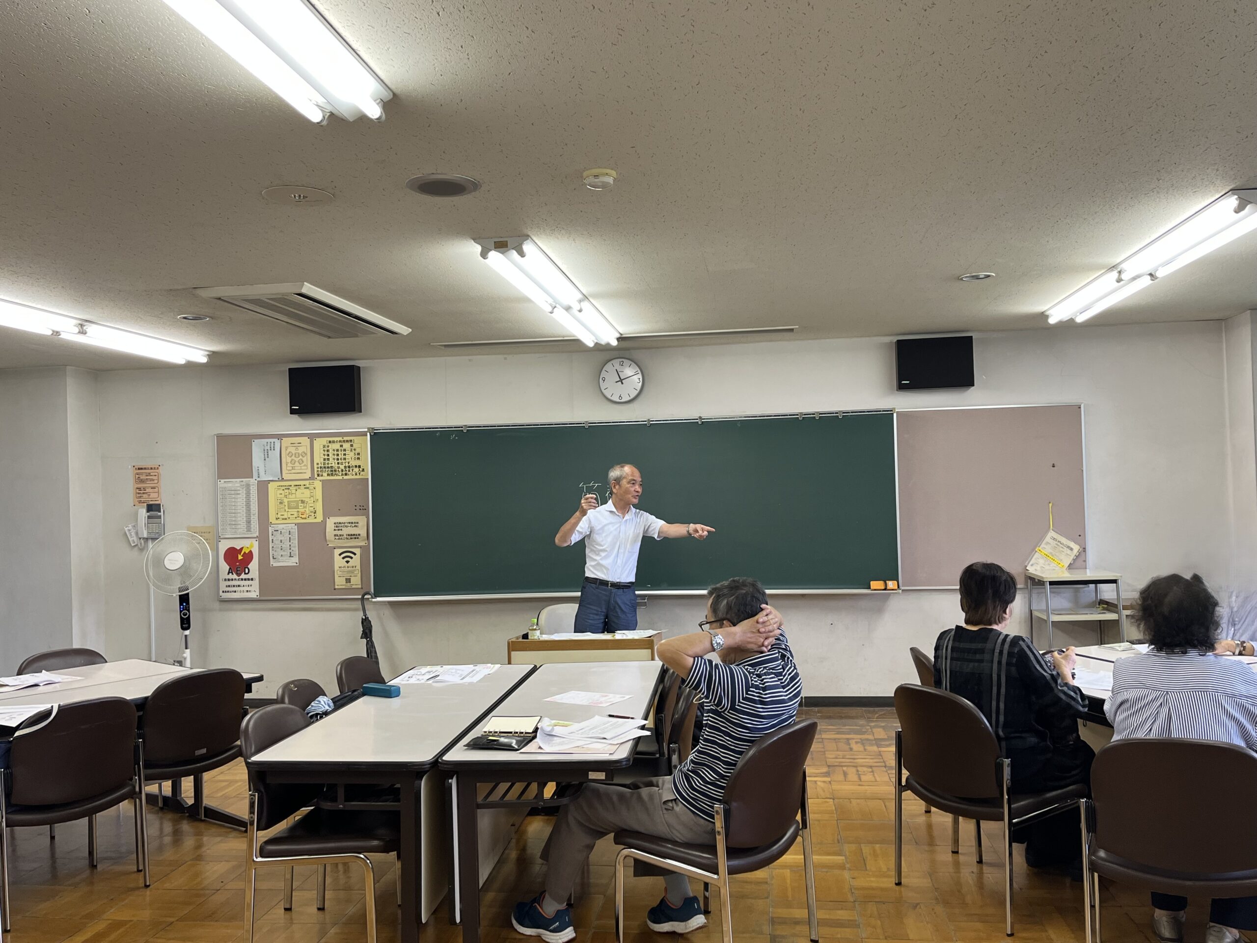 「小平シルバー大学41期ＯＢ会「たまりば41」の例会後の講座」